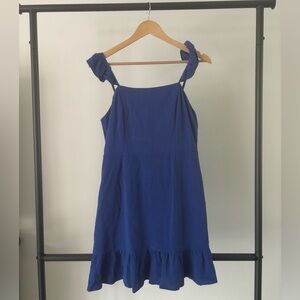 NEW with tags - Women’s size medium, royal blue mini dress, Dry Goods.